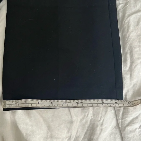 LOFT Black Boot Cut Pants with Wide Waistband and Flared Legs - Picture 6 of 7